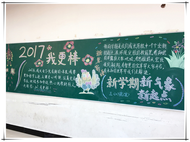南昌現(xiàn)代外國語學校(象湖校區(qū)) 開展了新學期黑板報評比活動